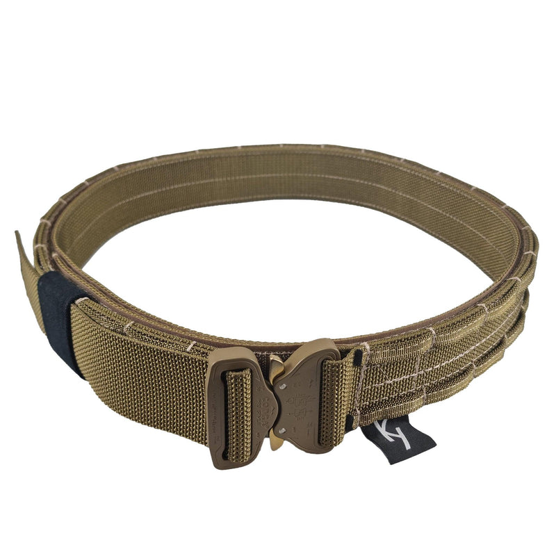 Load image into Gallery viewer, Coyote Brown Kydex Customs 2&quot; Shooter Belt - Kydex Customs
