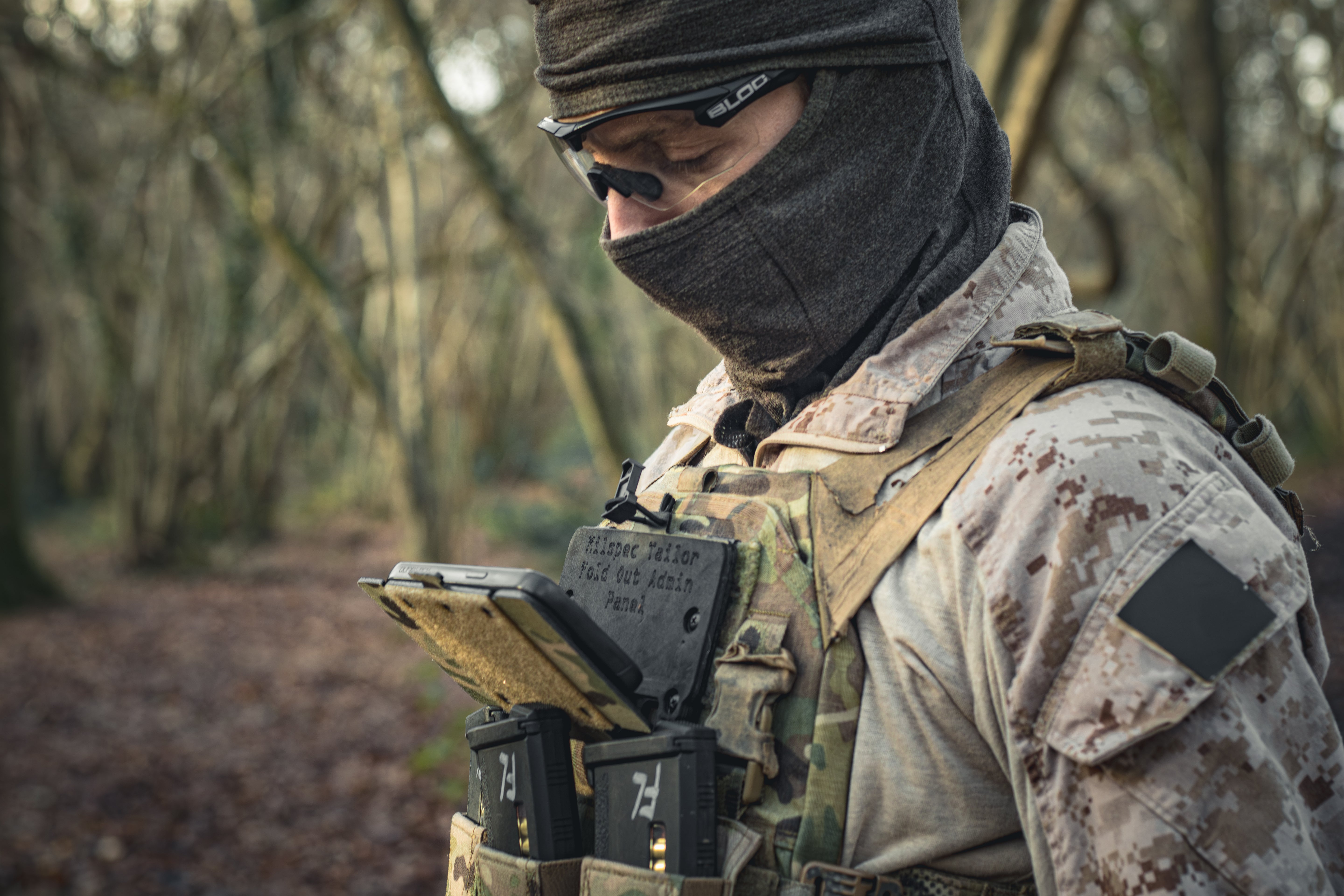 Fold Out Admin Panel - ATAK Phone Holder