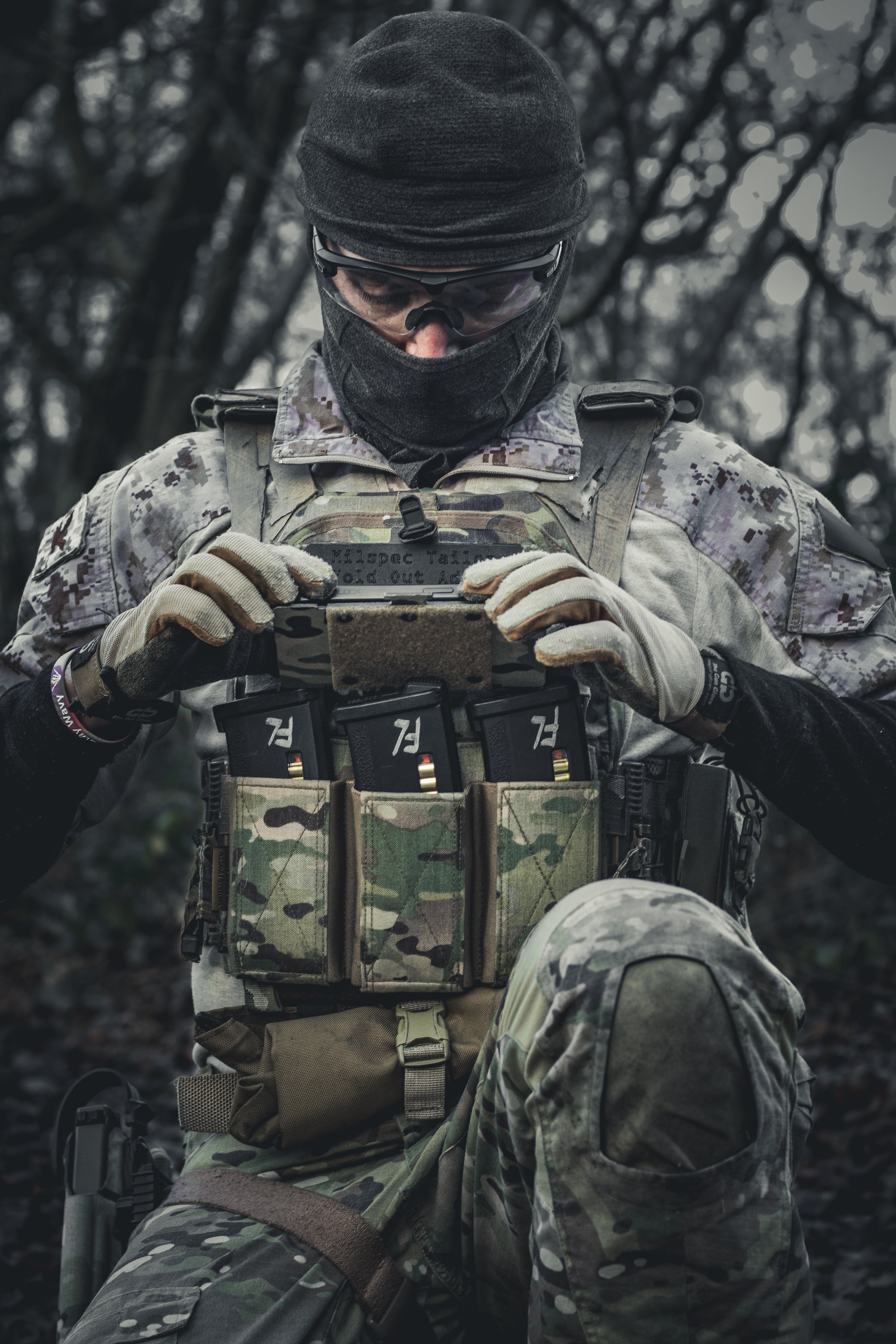 Fold Out Admin Panel - ATAK Phone Holder